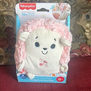 Fisher Price Calming Vibes Hedgehog Soother Plush 0+